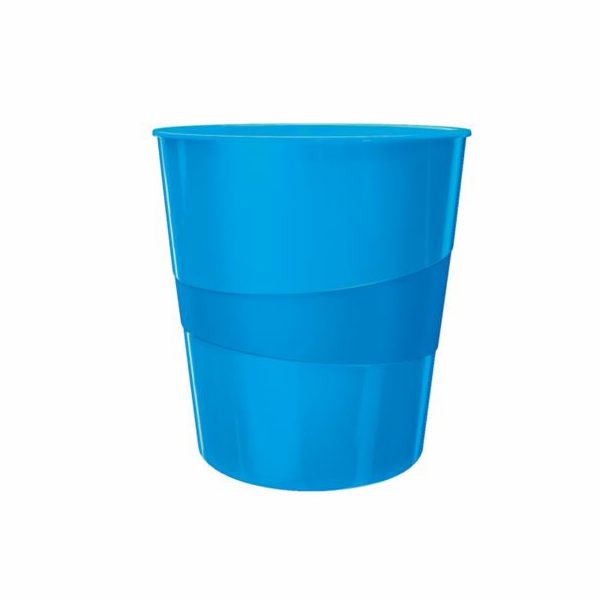 LEITZ Odpadkový koš  WOW, metalická modrá
