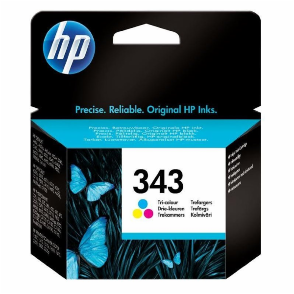 HP 343 originální inkoustová kazeta tříbarevná C8766EE HP...