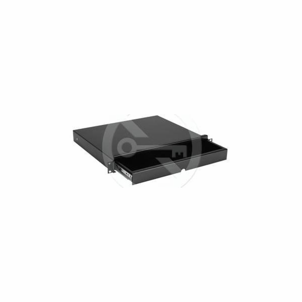 OPTIX Police 19" pro klávesnici 1U s policí pod monitor BK