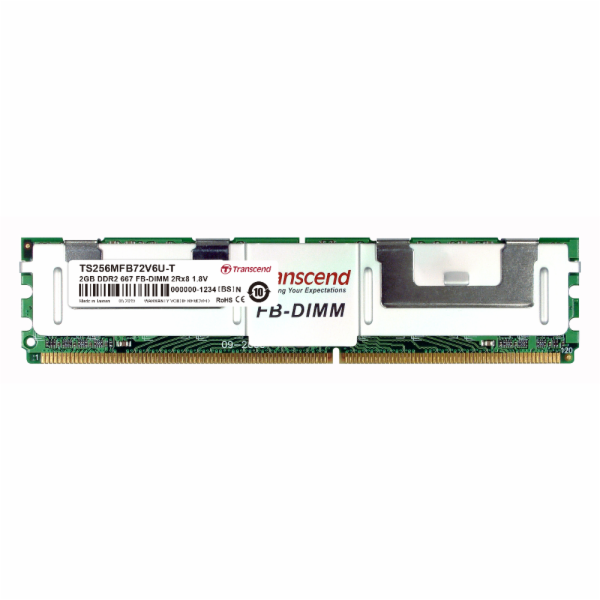 Transcend paměť DDR2 2GB 667MHz FB-DIMM 2Rx8