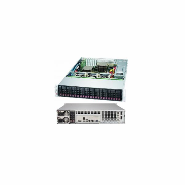 SUPERMICRO 2U chassis 24x 2,5" HS SAS/SATA (Dual SAS3 Exp...