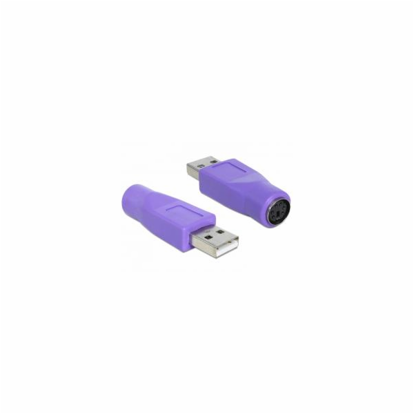 Delock - Adaptér klávesnice / myši - PS/2 (F) do USB (M)