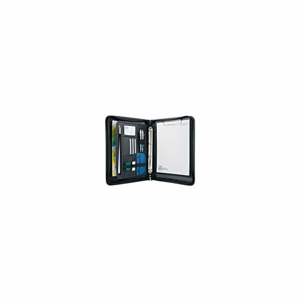 WEDO Spisovka kombinace kůže/tkanina zip 585001
