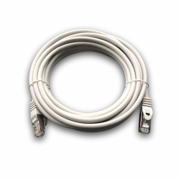 DATACOM Patch cord S/FTP CAT6A 5m šedý