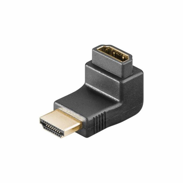 PremiumCord Adapter HDMI M/F zahnutý do pravého úhlu 90° ...
