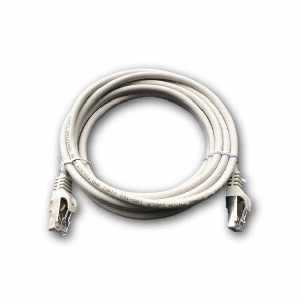 DATACOM Patch cord S/FTP CAT6A 3m šedý