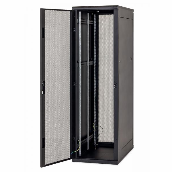 Stojanový rozvaděč 19" 42U (š)800x(h)1000, přední a zadní...