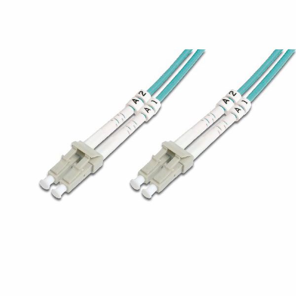 Digitus Fiber Optic Patch Cord, LC to LC Multimode 50/125...