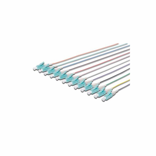 Digitus LC Fiber Pigtail , Loose Buffer, 50/125 µ 12 Pcs....