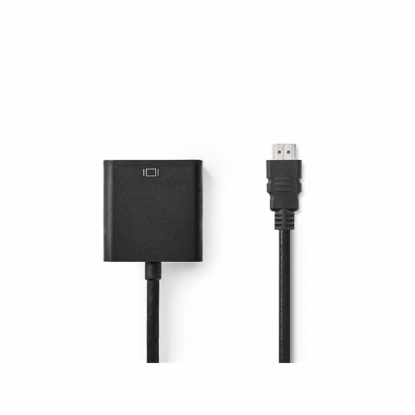 NEDIS HDMI redukční kabel/ HDMI zástrčka - VGA zásuvka/ č...