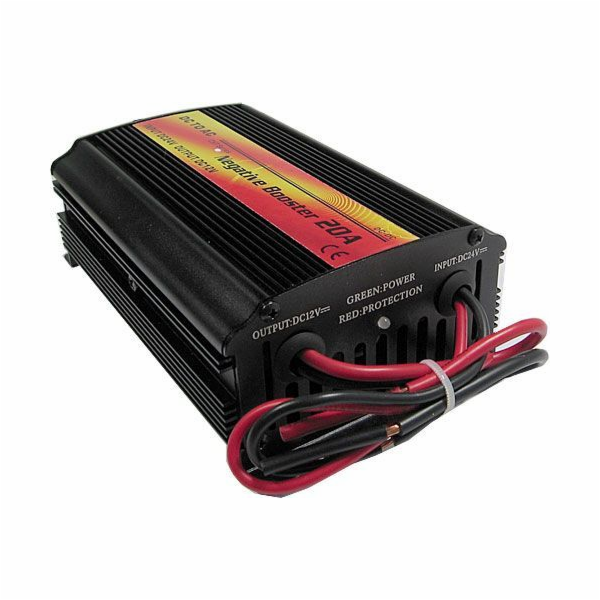 Měnič napětí Carspa CNT2412-20A, z 24V na 12V, 20A, 240W