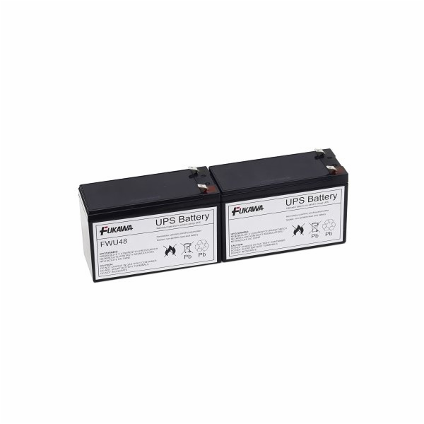 Baterie - FUKAWA FWU-48 sada baterií do RBC48 (12V/7Ah, 2ks)