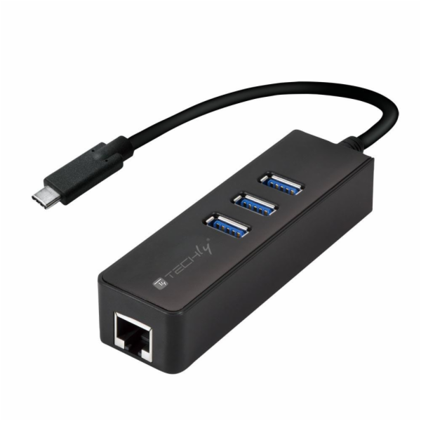 TECHLY 105810 Techly USB-C 3.1 to Gigabit Ethernet RJ45 n...