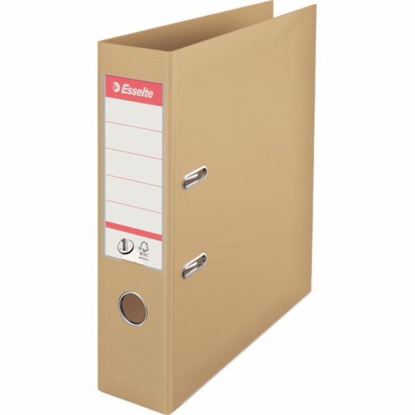 ESSELTE No.1 pořadač pákový Power NATURELE A4 75mm pískový