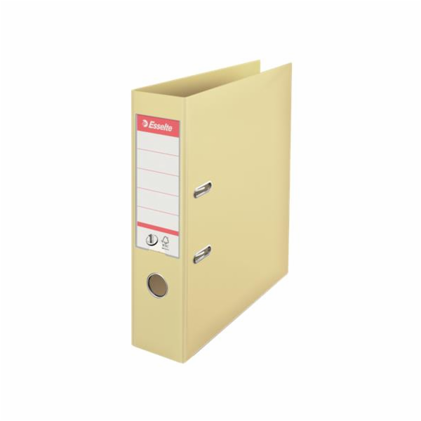 ESSELTE No.1 pákový pořadač Power NATURELE A4 75mm krémový