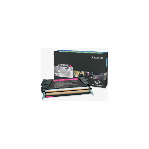 Lexmark C736, X736, X738 Magenta High Yield Return Progra...