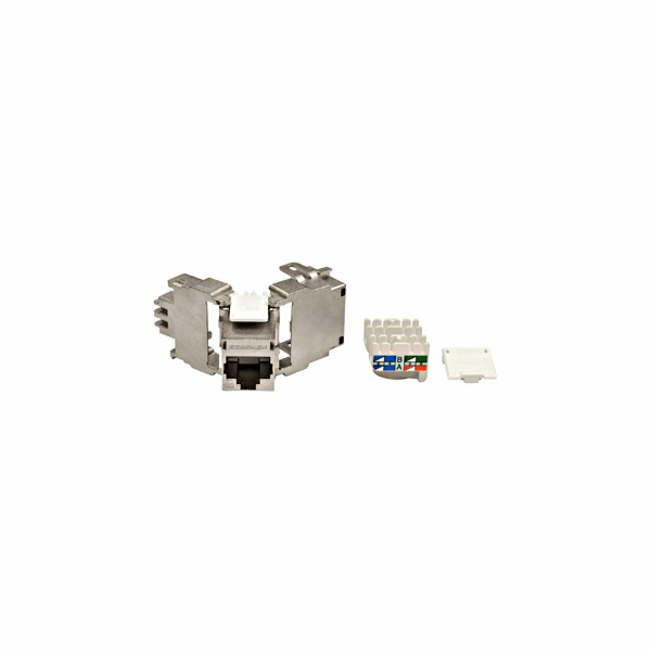 Schrack Keystone modul RJ45 stíněný, 10 Gb, třída Ea, 4PP...
