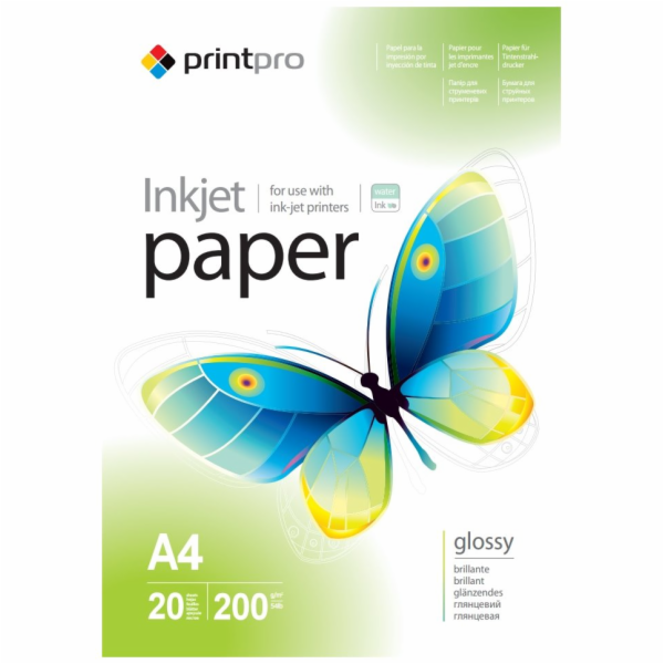 Colorway fotopapír Print Pro lesklý 200g/m2/ A4/ 20 listů