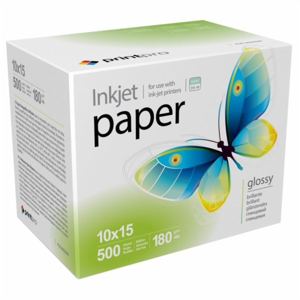 Colorway fotopapír Print Pro lesklý 180g/m2/ 10x15/ 500 l...