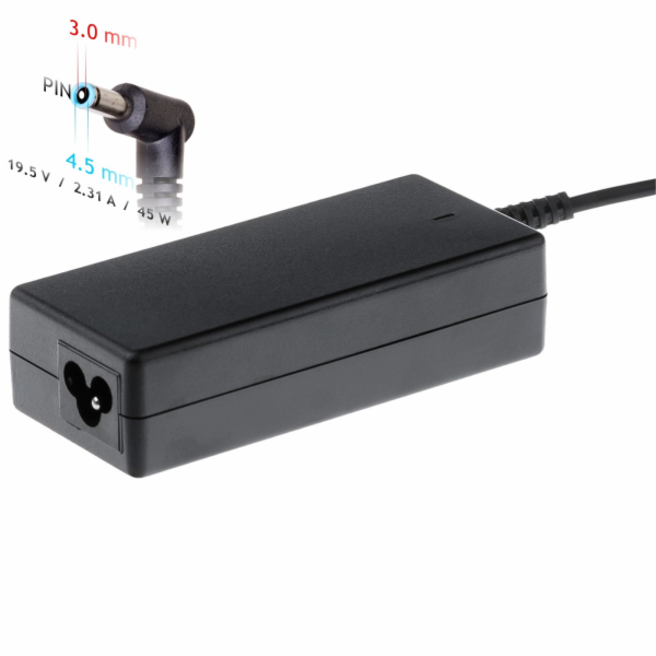 Akyga Nabíječka na notebook 19.5V/ 2.31A 45W 4.5 x 3.0 mm...