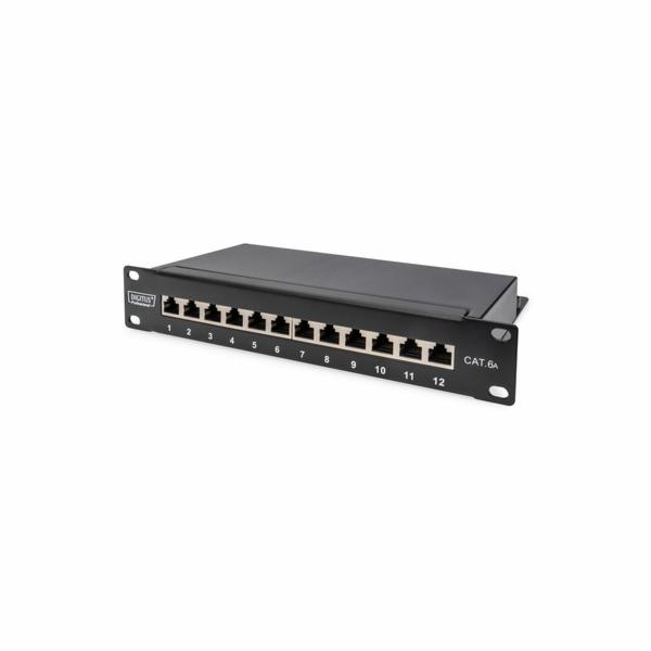 Digitus "10" patch panel DN-91612S-EA, 12 portů, Cat.6a"