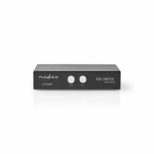NEDIS VGA přepínač/ 2x VGA vstup/ 1x VGA výstup/ rozlišen...