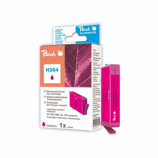 Peach H364 magenta kompatibilní s HP No. 364, CB319EE