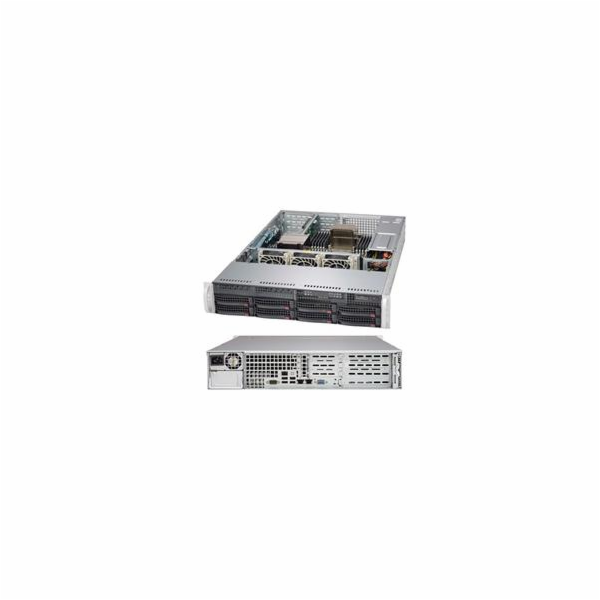Supermicro CSE-825TQC-600WB SUPERMICRO 2U chassis 8x 3,5"...