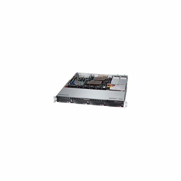 SUPERMICRO 1U chassis 4x 3,5" HS SAS/SATA, 505W (Platinum)