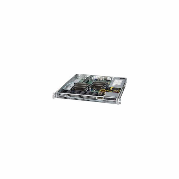 SUPERMICRO mini1U chassis, 1x 3,5" fixed HDD (nebo s MCP-...