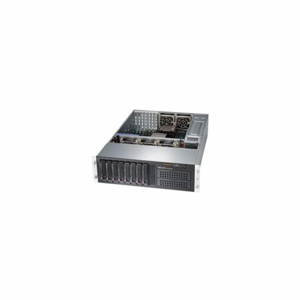 SUPERMICRO 3U chassis 8x 3,5" HS SAS/SATA, 2x 5,25", slim...