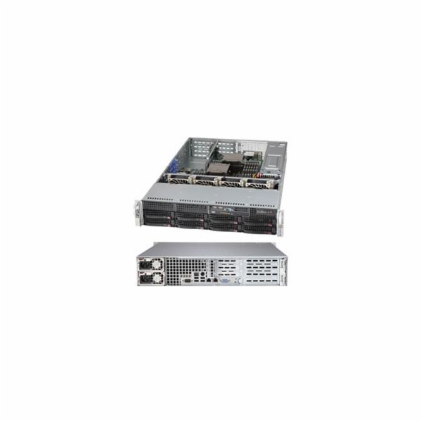Supermicro CSE-825TQC-R802WB SUPERMICRO 2U chassis 8x 3,5...