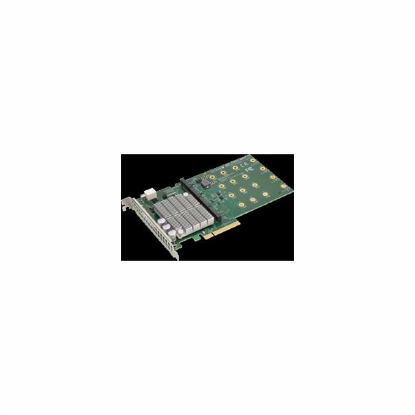 SUPERMICRO PCIe x8 Add-On Card for up to four M.2 NVMe SSDs