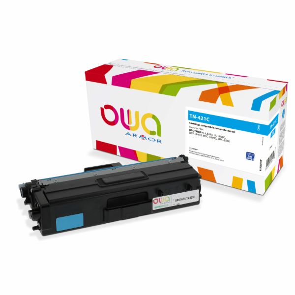 OWA Armor toner kompatibilní s Brother TN-421C, 1800st, m...