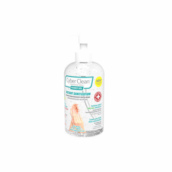 CyberClean POWER GEL - instant liquid sanitizer 7 oz / 22...