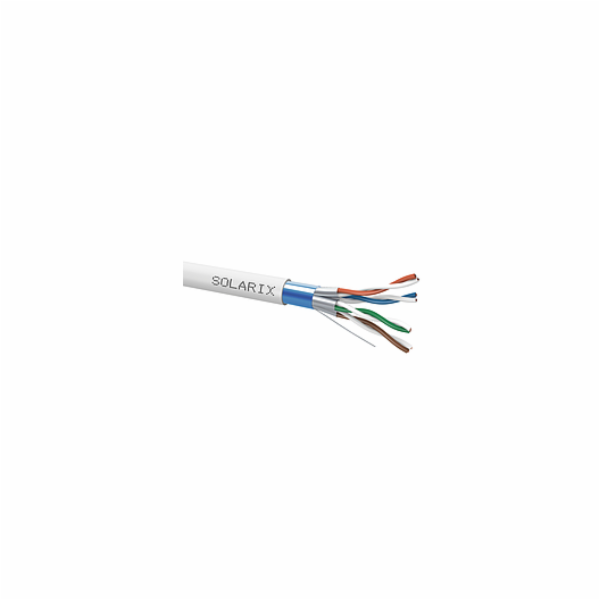 Instalační kabel Solarix CAT6A FFTP šedý Dca s2 d2 a1 500...