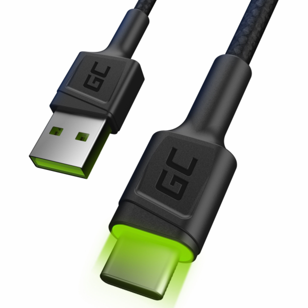 Green Cell KABGC13 USB kabel USB 2.0 2 m USB A USB C Černá