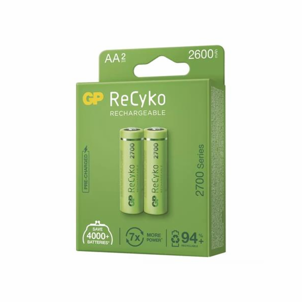 GP AA ReCyko 2 600 mAh, nabíjecí, 2 ks PP