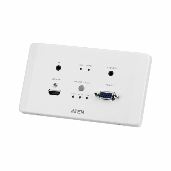Aten&nbsp;HDMI&nbsp;&&nbsp;VGA&nbsp;HDBaseT&nbsp;Transmitter&nbsp;with&nbsp;EU&nbsp;Wall&nbsp;Plate&nbsp;/&nbsp;...