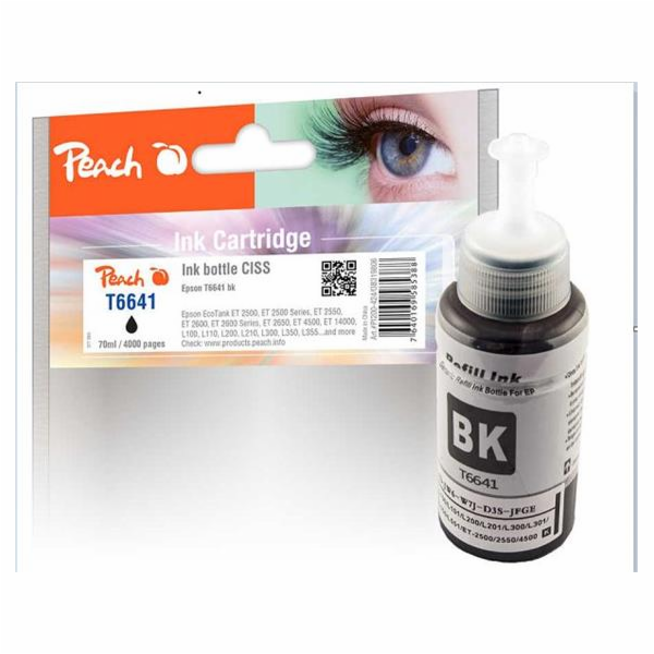 PEACH kompatibilní cartridge Epson 774BK, C13T774140 blac...