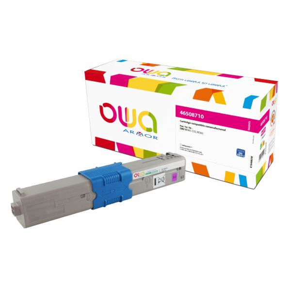 ARMOR toner pro Oki C332, MC363 (46508710), červená/magen...
