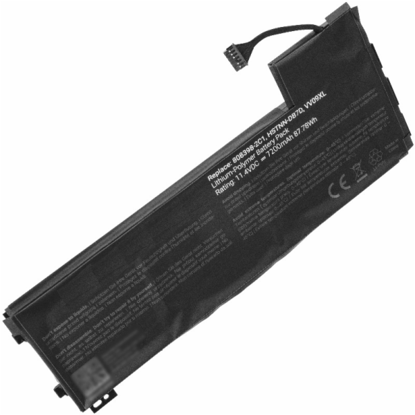 2-POWER Baterie 11,4V 7200mAh pro HP Zbook 15 G3, Zbook 1...