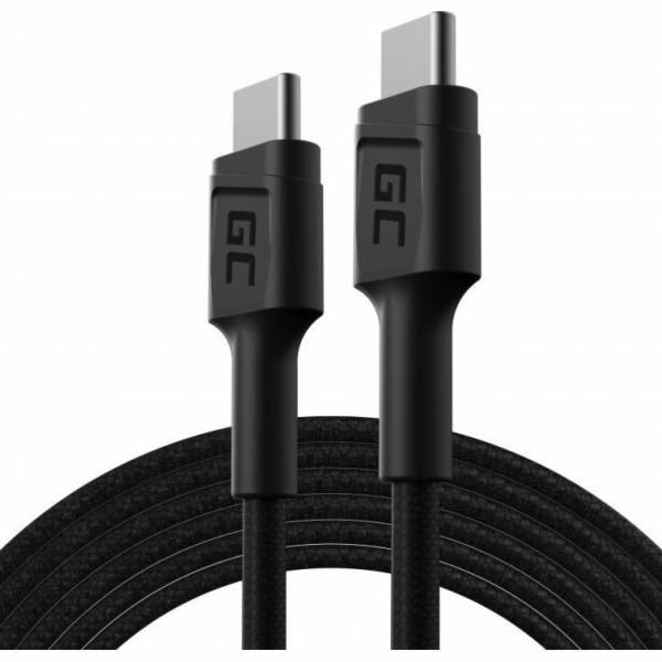 Green Cell KABGC29 USB kabel USB 2.0 2 m USB C Černá