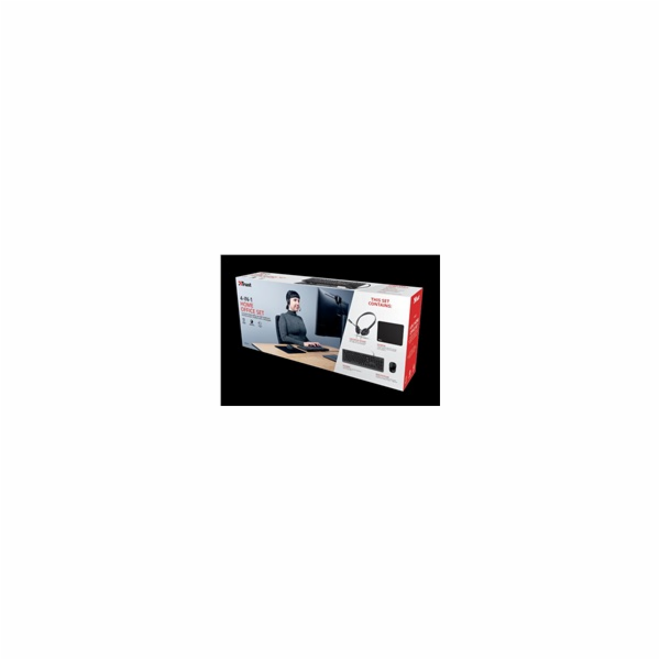 Trust Primo 4-in-1 Home Office Set 24432 CZ/SK - set kláv...