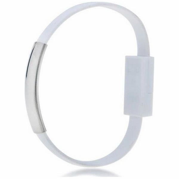 Akyga adaptér USB-AF/microUSB-B 23cm/ABS/bílá