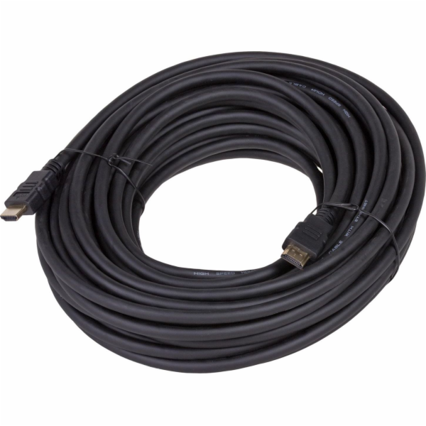 Akyga Kabel HDMI 1.4 (M), Full HD/4K 10.2Gbps, černý 20m