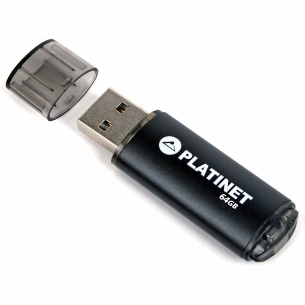 PLATINET PENDRIVE USB 2.0 X-Depo 64GB BLACK PMFE64