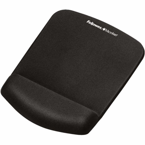 Podložka pod myš a zápěstí Fellowes PlushTouch černá