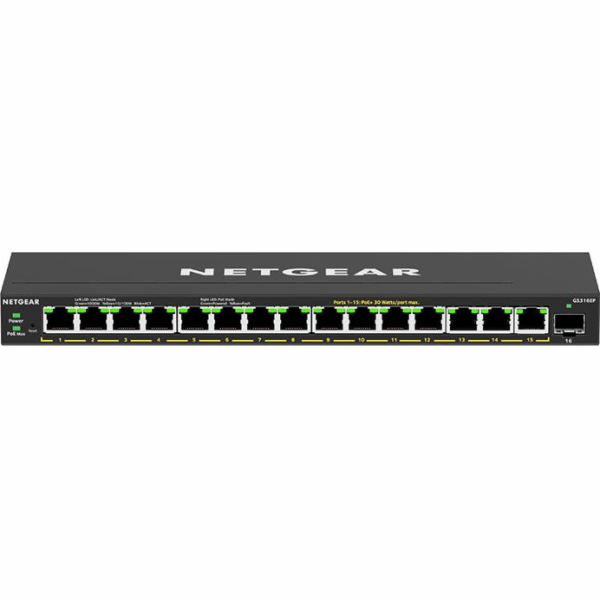 NETGEAR GS316EP-100PES NETGEAR 16PT GE PLUS SWCH W/ POE+