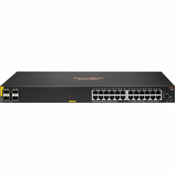 HPE Aruba Networking CX 6000 24G Class4 PoE 4SFP 370W Swi...